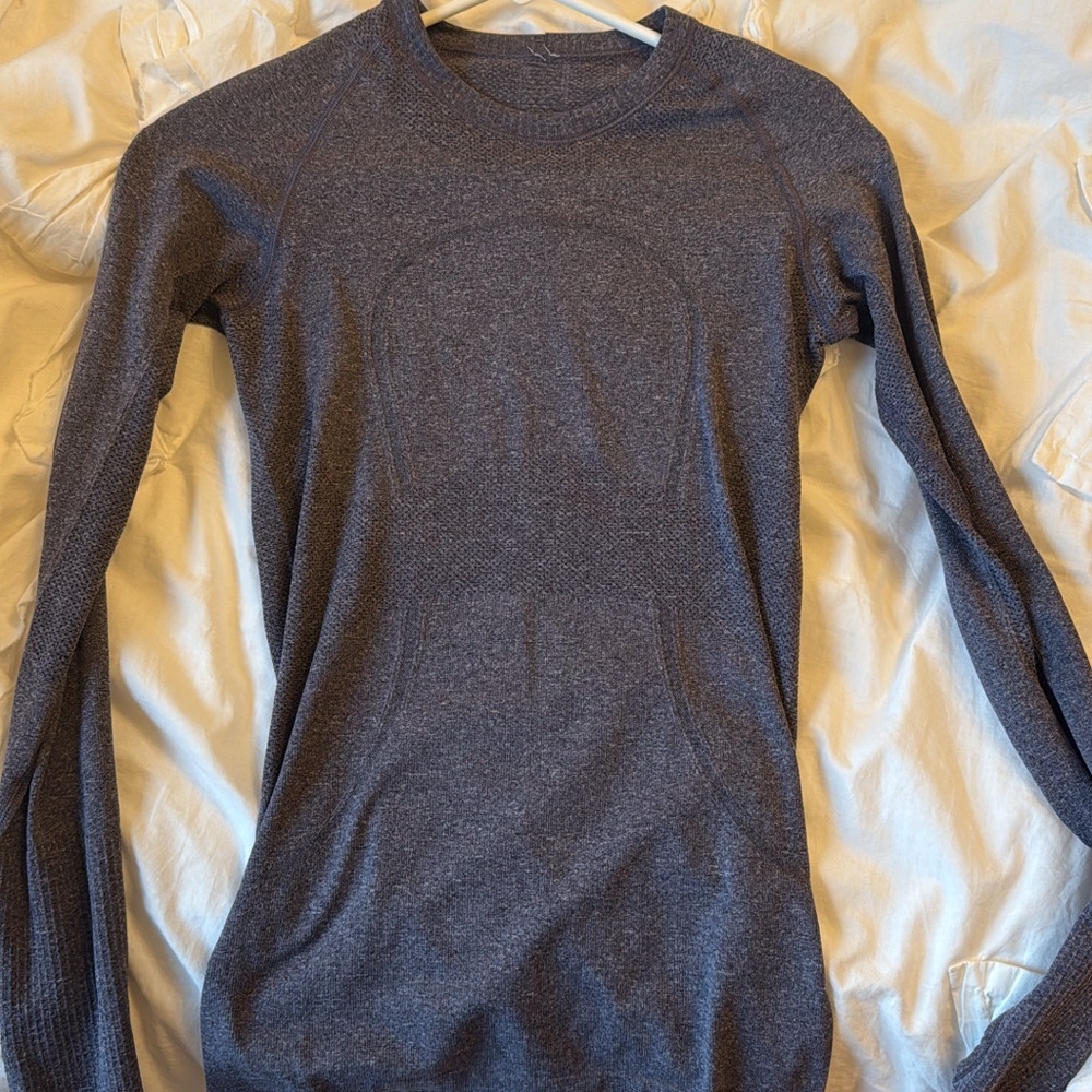 Lulu dark grey full length swiftly tech